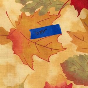 Harvest 70x51 Multicolor Leaf Print Tablecloth Autumn Thanksgiving Decor Rustic
